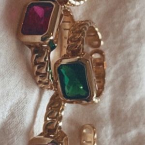 Tramps+Thieves Emerald Gold Open Band Ring